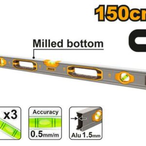 Ingco Spirit Level With Powerful Magnets 150CM- HSL38150M