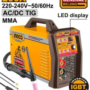 INGCO Inverter AC DC TIG/MMA Welding Machine 200A - ING-ACDCTIG20068