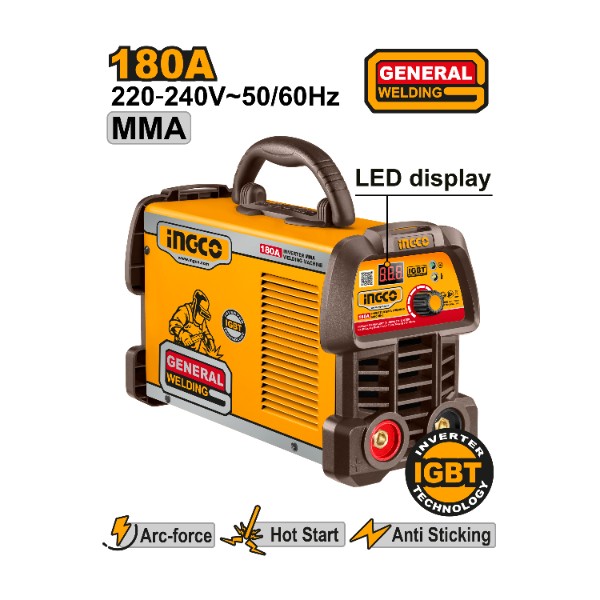 INGCO Inverter MMA Welding Machine 180A- ING-MMA18059