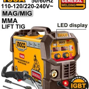 Ingco Inverter TIG/MMA Welding Machine 160A - ING-TIG16058