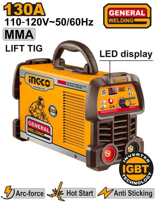 INGCO Inverter MMA Welding Machine 130A - ING-MMA13059