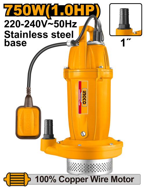 Ingco Submersible pump 1.0HP - SPC75068