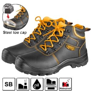 Ingco  Safety Boots  With Steel Toe Cap - SSH04SB.44