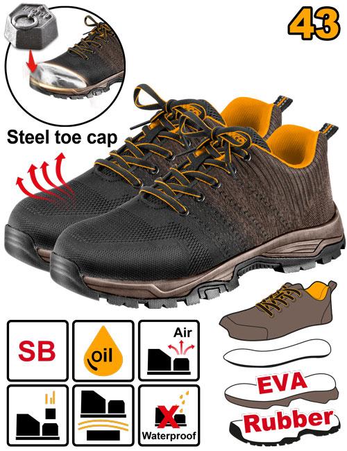 Ingco Safety Boots - SSH82SB.43
