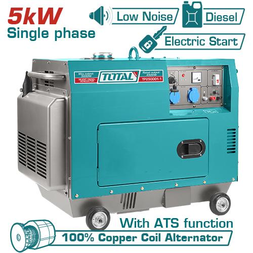 Total Single Phase Diesel Generator 5KW – TP250001