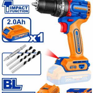 Wadfow compact brushless cordless impact drill - WCDP5282