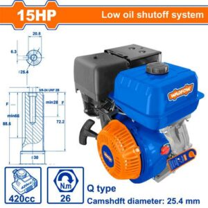 Wadfow 15HP Gasoline Engine - WGNAA190Q