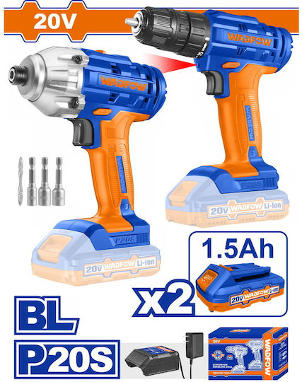 Wadfow Cordless 2 pcs Combo kit -  WCK2016