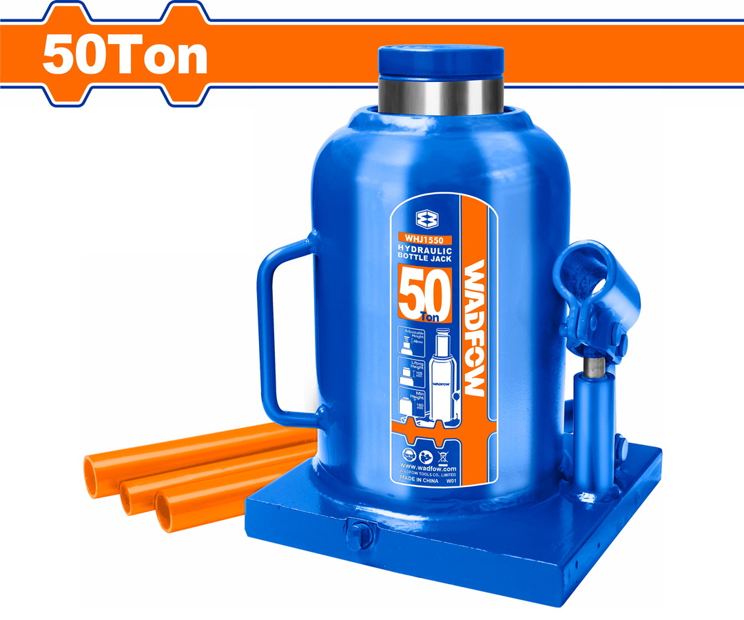 WADFOW 50Ton Hydraulic Bottle Jack – WHJ1550
