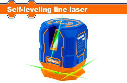 Wadfow Self-Leveling Line Laser (Green laser beams) - WLE2M05