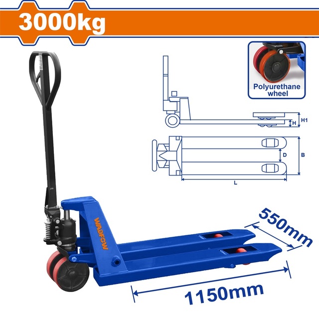 Wadfow Hand pallet truck - WNH1R30