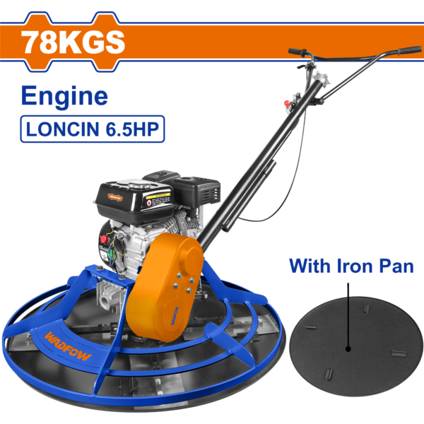 Wadfow Gasoline Power Trowel 6.5HP 56KGS - WQM1A24