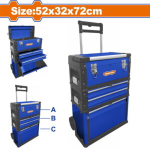 WADFOW Trolley style Tool Box 520 Χ 320 Χ 720mm - WTB6A72