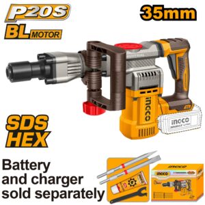 INGCO 20V Cordless Demolition Breaker 35MM - CDBLI20358