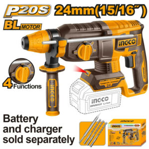 INGCO 20V Cordless Rotary Hammer 24mm - CRHLI20248