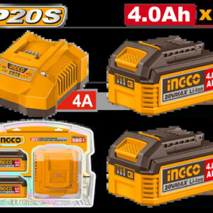INGCO 20V Lithium-Ion Battery And Charger Kit - FBCPK2013