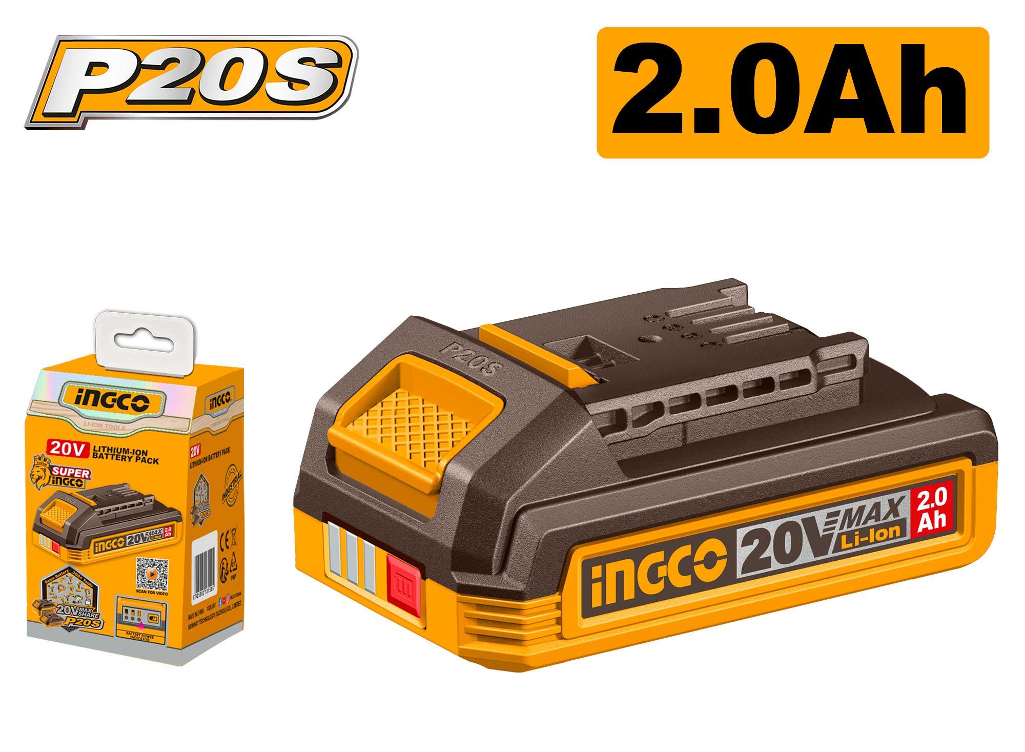 INGCO 20V Lithium-Ion Battery Pack -FBLI20011