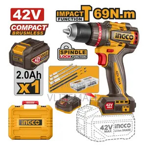 INGCO 42V Compact Brushless Cordless Impact Drill - CIDLI426981