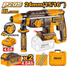 INGCO 20V Cordless Rotary Hammer 24mm - CRHLI202482
