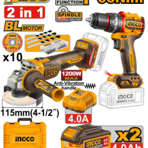 INGCO 20V Cordless 2Pcs Combo Kit 66N.m - CKLI20256