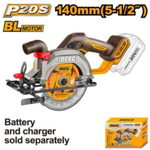 INGCO 20V Cordless Circular Saw 140mm(5-1/2") - CSLI14023