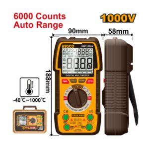 INGCO 1000v Digital Multimeter - DM310004