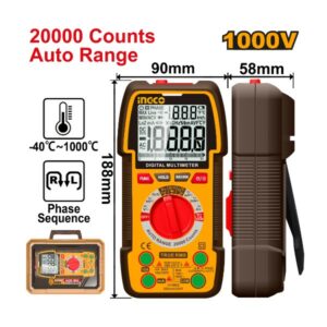 INGCO 1000v Digital Multimeter - DM410003