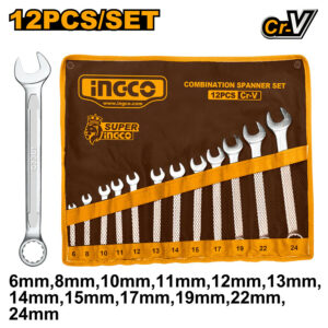 INGCO 12Pcs Combination Spanner Set -HKSPA1142