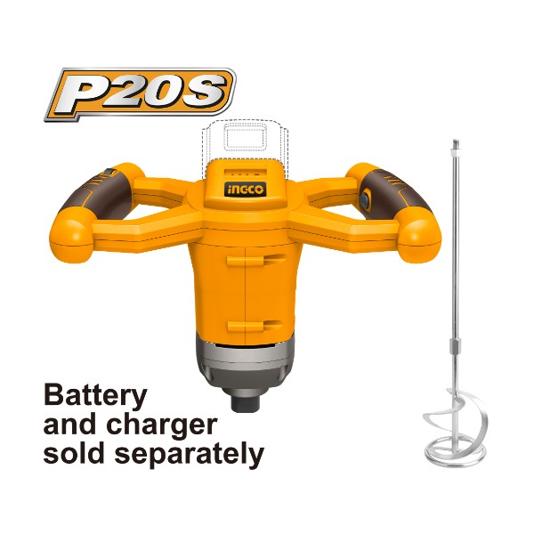 INGCO 20V Cordless Mixer - MXLI2001
