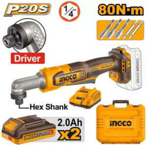 INGCO 20V Cordless Angle Impact Driver 80N.m - CAIRLI208
