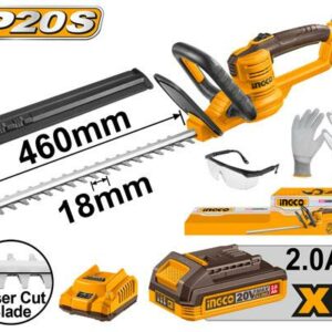 INGCO 20V Cordless Hedge Trimer 460mm - CHTLI20461
