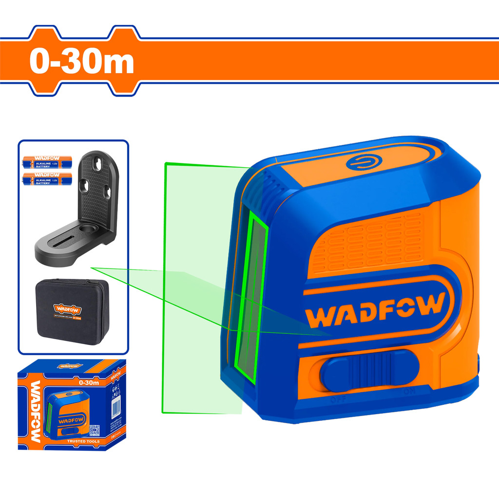 WADFOW 30M Green Beam Self - Leveling Line Laser Level - WLE2M03