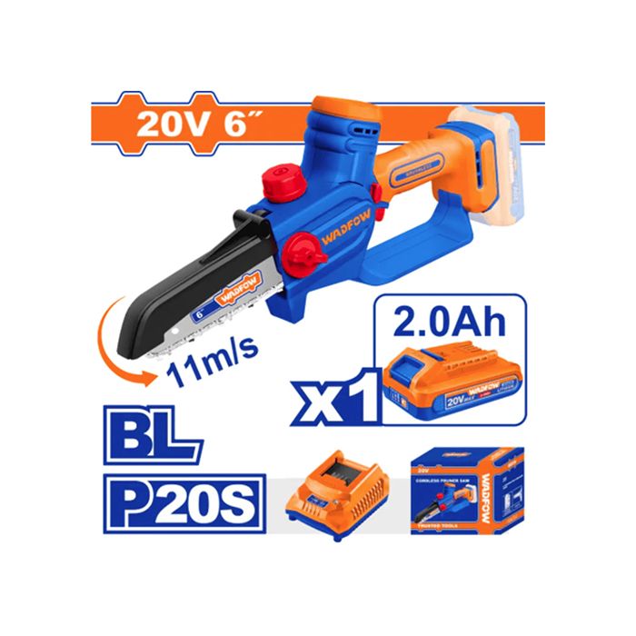 WADFOW 20V Cordless Pruner Saw 6" - WCLP562