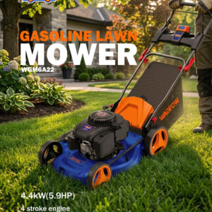 WADFOW 4.4KW/224cc 560mm(22") Gasoline Lawn Mower - WGM6A22