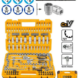 INGCO 201 Pcs 1/4"&1/2" Socket Set - HKTS082016