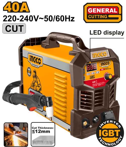 INGCO 40A 220-240V Inverter Plasma  Cutter 50/60Hz - ING-CUT4058