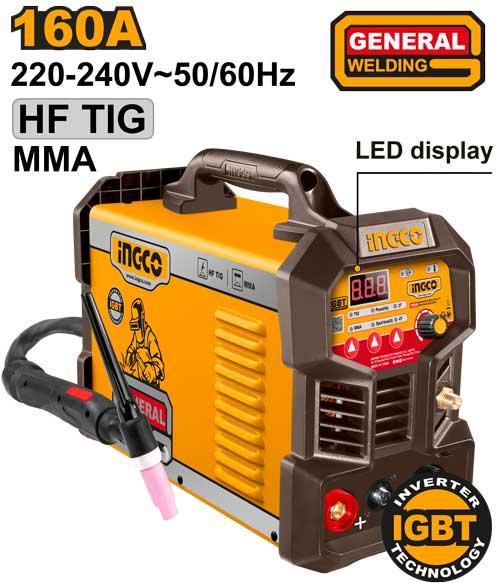 INGCO 200A Inerter TIG/MMA Welding Machine 220-240  50/60Hz - ING-TIG20058