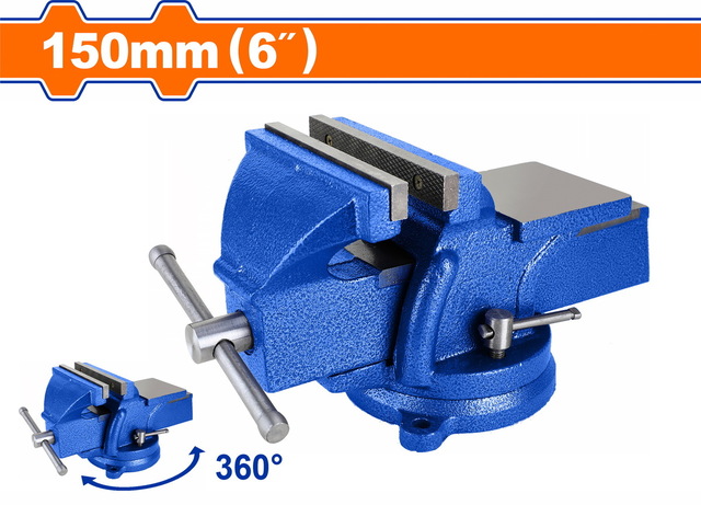 WADFOW Bench vice 360o 6" / 150mm - WBV1A06