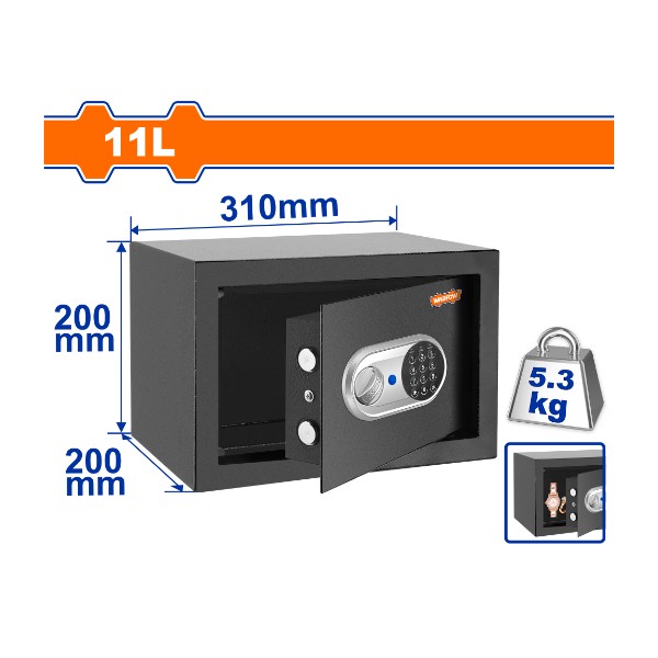 WADFOW 11L Electric Safe - WEB1520