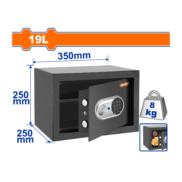 WADFOW 19L Electric Safe - WEB1525