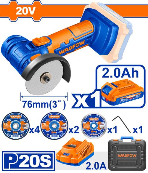 Wadfow 20V Cordless Mini Cut-Off Tool - WLAP573
