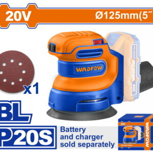 WADFOW 20V Cordless Random Orbit Sanders 0125mm(5") - WRAP5030