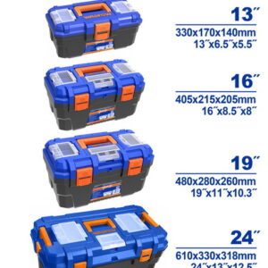 WADFOW 4 Pcs Plastic Tool Boxes Set - WTB2104