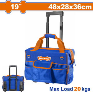 WADFOW 19" Rolling Rigid Tool Bag 48x28x36cm - WTGR102-
