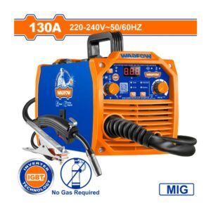 WADFOW 130V Inverter Flux Cord Arc Welding(FCAW) Machine 220-240V - WWFC1303