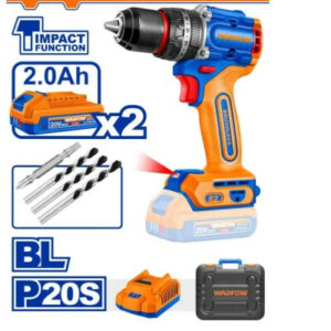 Wadfow 20V Cordless Brushless Impact Drill 82Nm - WCDP8285